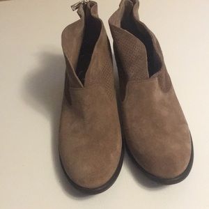 Jessica Simpson Brown Suede Booties SZ 10M